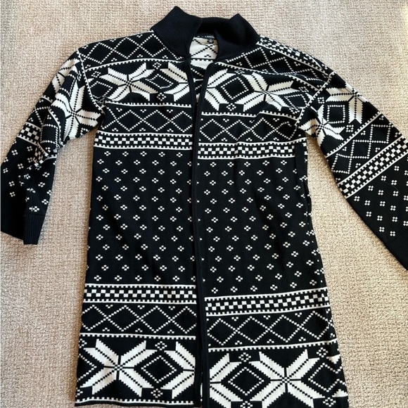 J Peterman Fair Isle Cardigan Sweater - size S - Picture 2 of 11